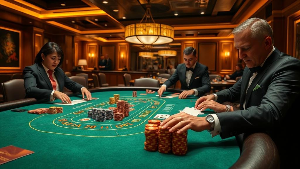 ตัวอย่างตารางไพ่บาคาร่า (Big Road)