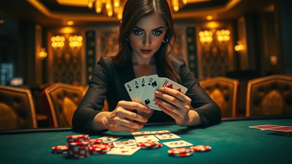 ภาพประกอบแนวคิดบันไดเงินในการเล่นบาคาร่า