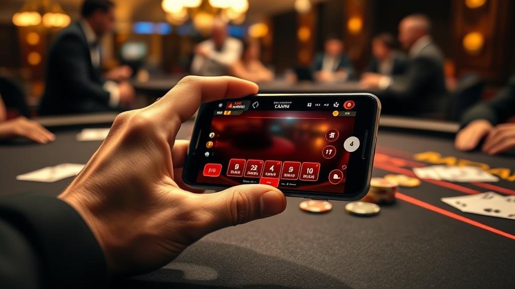 การอ่านเค้าไพ่บาคาร่าบนแท็บเล็ต