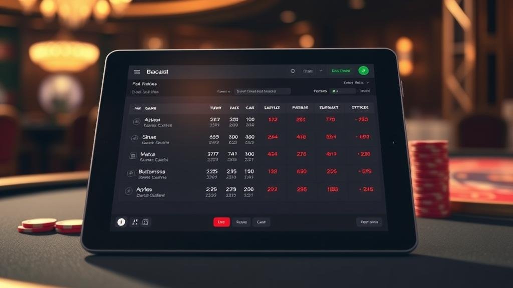 การวิเคราะห์เค้าไพ่บาคาร่าบนมือถือ