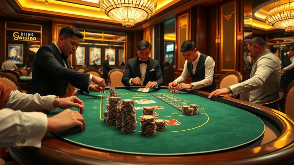 การเล่นบาคาร่าบนโต๊ะ VIP