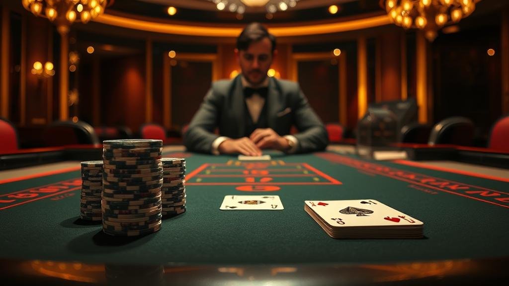 นักเดิมพันบาคาร่ามืออาชีพกำลังวิเคราะห์เค้าไพ่