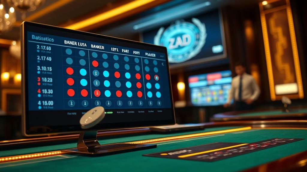 ดีลเลอร์สาวสวยในเกมบาคาร่า