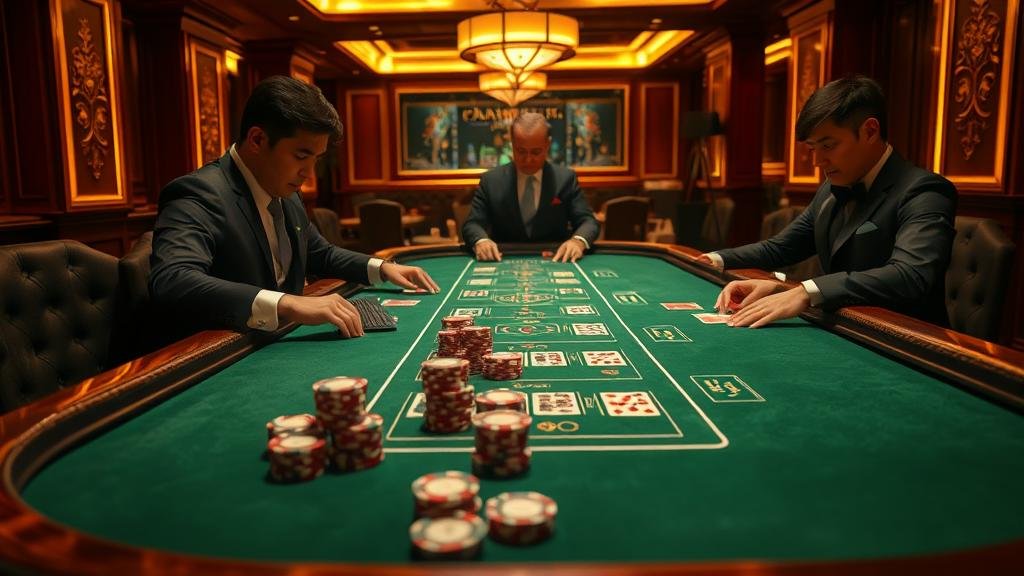 โต๊ะบาคาร่า VIP LuckyStreak บรรยากาศคลาสสิก