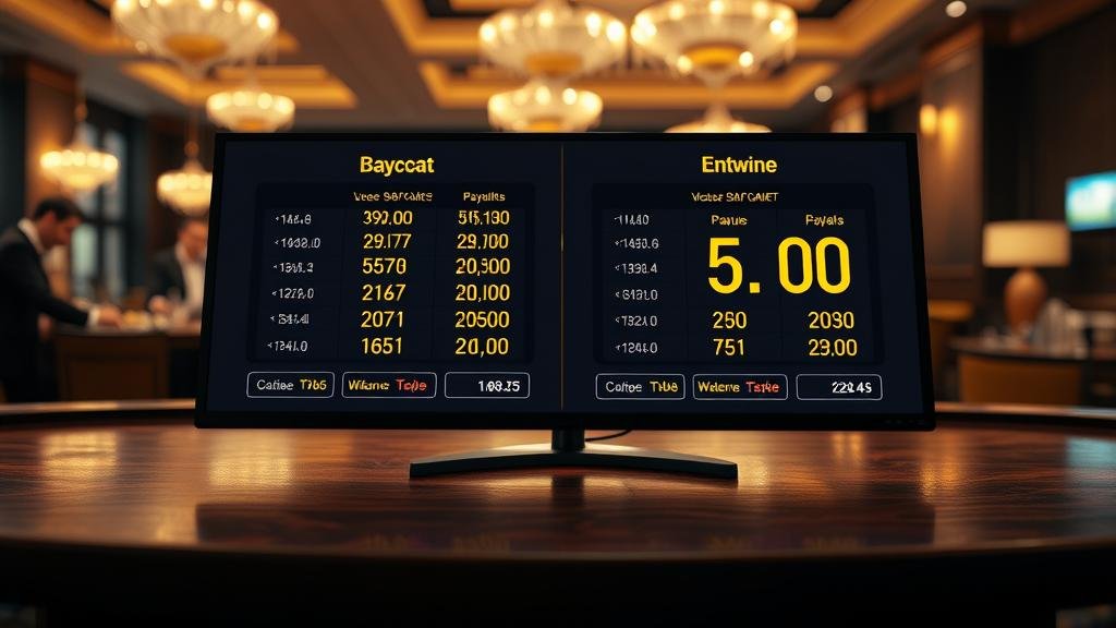 ตัวอย่างเค้าไพ่บาคาร่าแบบต่างๆ