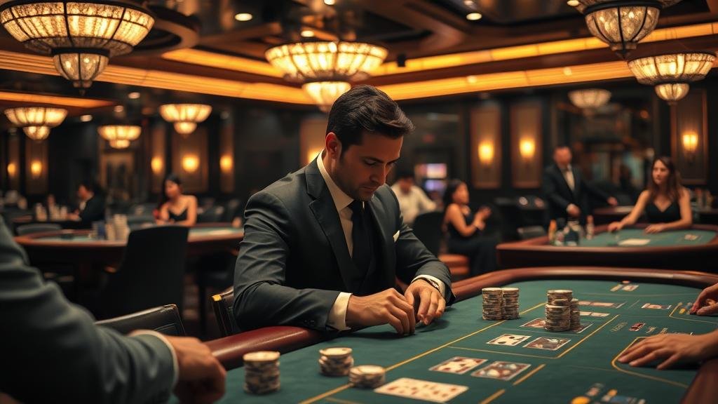 ภาพประกอบเกมบาคาร่าที่สื่อถึงการทำกำไรและความโชคดี