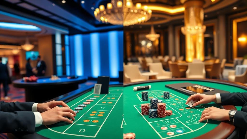 ภาพอินโฟกราฟิกแสดงการสลับค่ายบาคาร่า