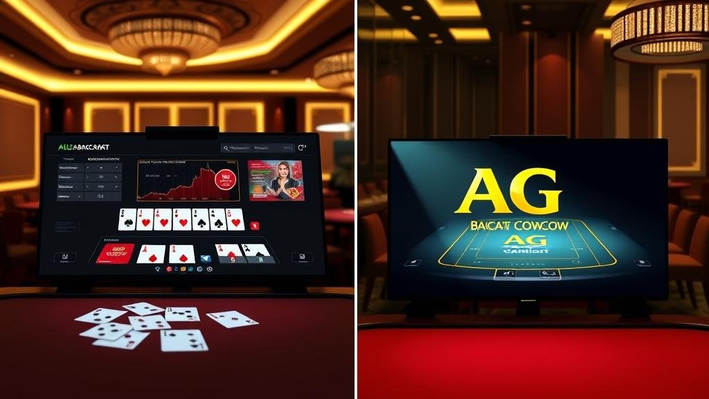 หน้าจอแสดงเปอร์เซ็นต์การคาดการณ์ไพ่บาคาร่า