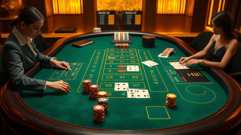 ภาพประกอบกลยุทธ์การเดินเงินบาคาร่า แฟลตเบท ซายด์สเต็ป ดับเบิลโชค