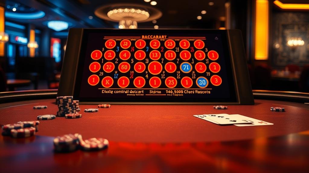 กราฟแสดงเทคนิคเดินเงินบาคาร่า