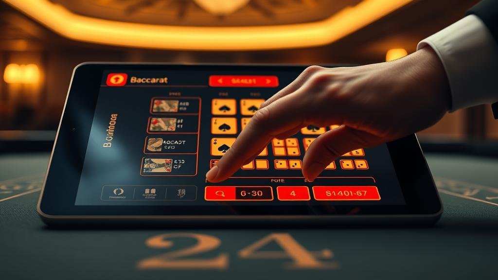 การเช็คสถิติบาคาร่าด้วยเบราว์เซอร์บนแท็บเล็ต