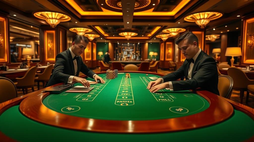 หน้าจอแสดงสถิติและเค้าไพ่บาคาร่า