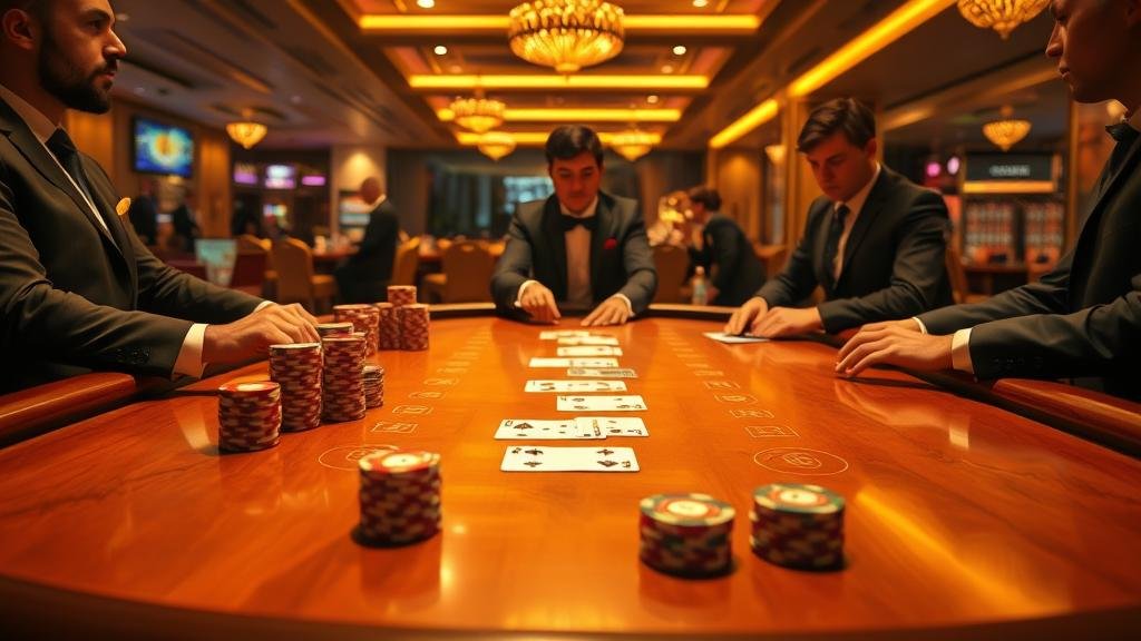 ตัวอย่างตารางแสดงเค้าไพ่บาคาร่าแบบต่างๆ