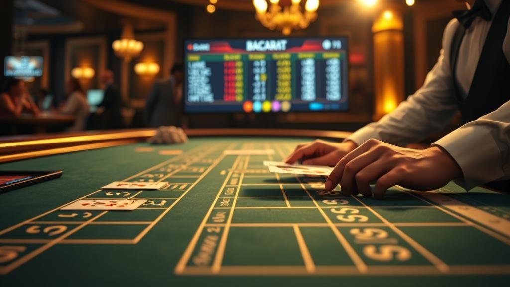 หน้าจอเกมบาคาร่า AE หรือ EBet