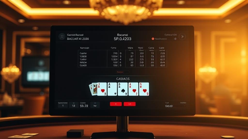 ตารางสถิติเค้าไพ่บาคาร่า