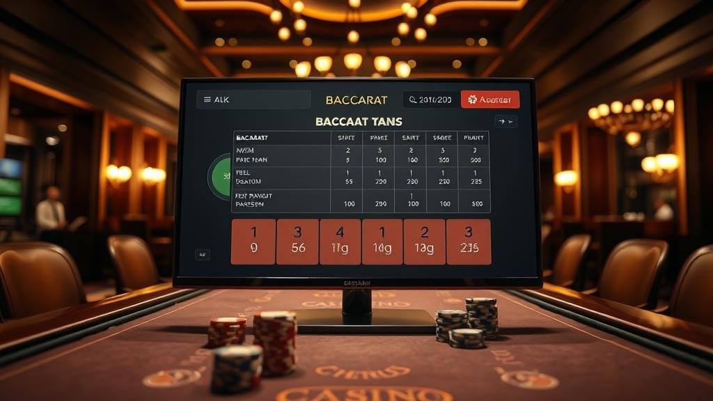 ตารางแสดงเค้าไพ่บาคาร่า ถนนตาโต