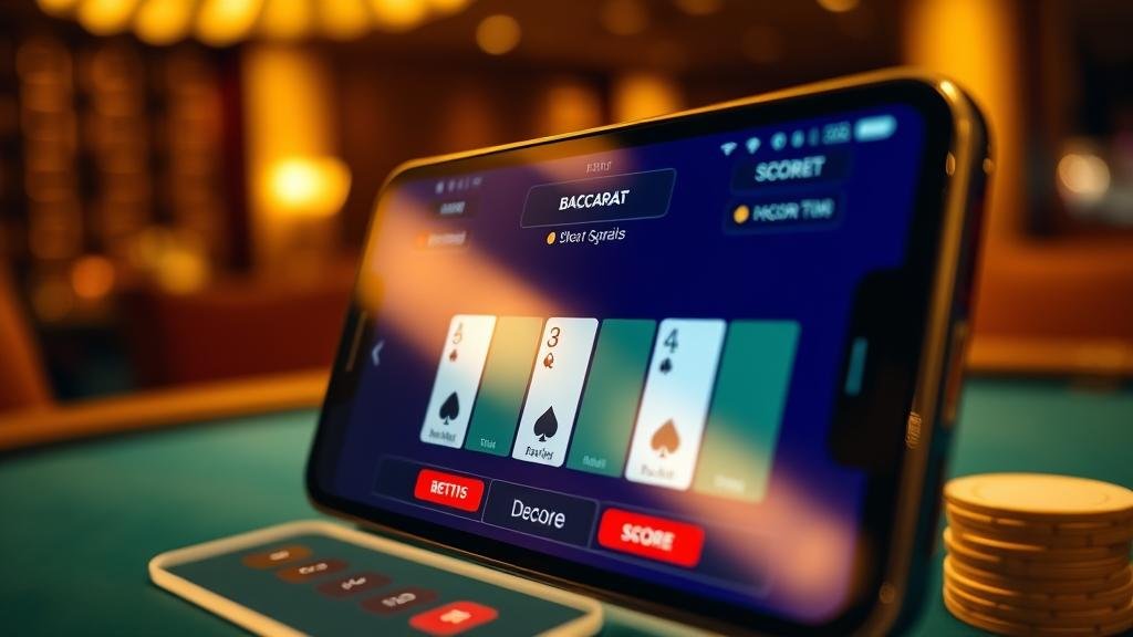 การวิเคราะห์สถิติบาคาร่าบนแท็บเล็ต