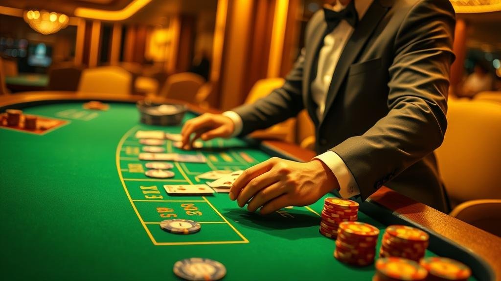 หน้าจอเกมบาคาร่ามือถือจากค่าย Playtech