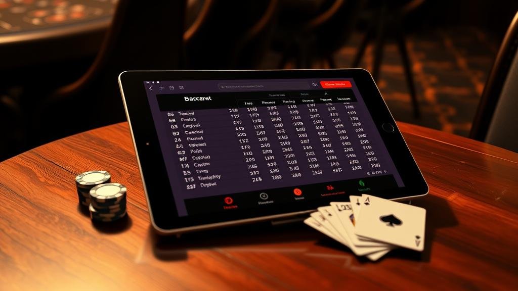 การเล่นบาคาร่าบนแท็บเล็ตเพื่อทำกำไร