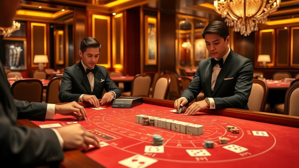 ตัวอย่างเค้าไพ่บาคาร่า: มังกรและปิงปอง