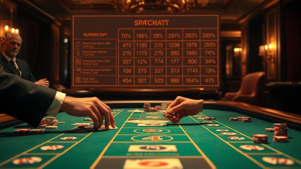 ผู้เล่นกำลังลุ้นไพ่บาคาร่าที่โต๊ะ AG