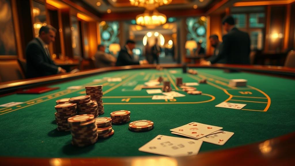 หน้าจอแสดงสถิติบาคาร่าและเปอร์เซ็นต์การชนะ