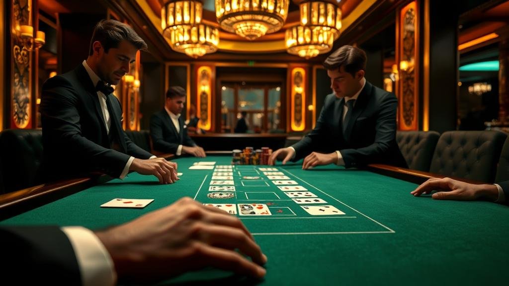 นักพนันฉลองชัยชนะในเกมบาคาร่า