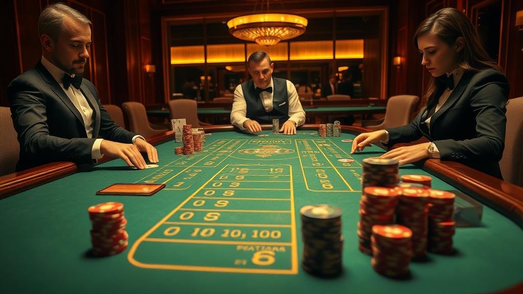 หน้าจอเกมบาคาร่า Pragmatic Play บนแท็บเล็ต