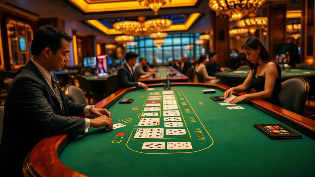 ตัวอย่างเค้าไพ่บาคาร่า ถนนใหญ่ และ ถนนไม้ขีด