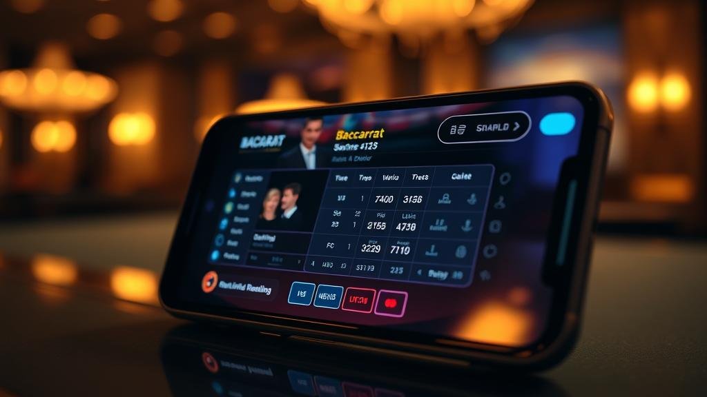 กราฟแสดงกลยุทธ์การเดินเงินบาคาร่า