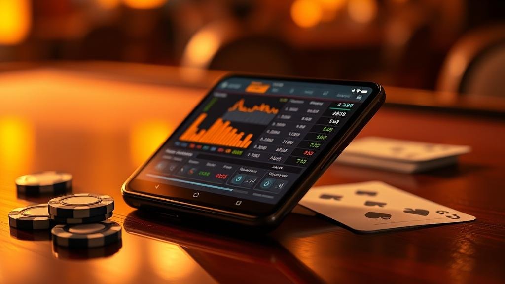 การวิเคราะห์กลยุทธ์บาคาร่าด้วย AI บนแท็บเล็ต