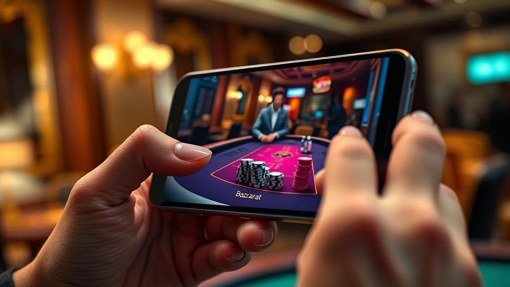 การวิเคราะห์สถิติบาคาร่าบนแท็บเล็ต