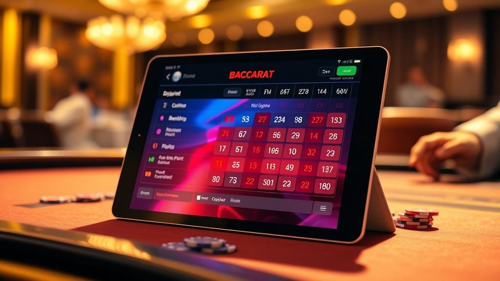 การวิเคราะห์ไพ่บาคาร่าด้วยกลยุทธ์บน iPad