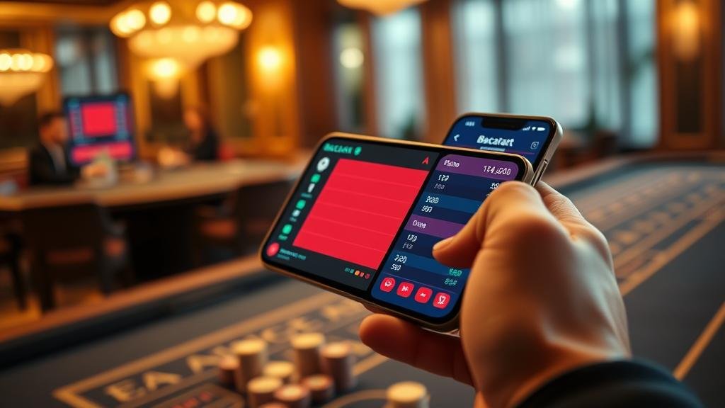 การวิเคราะห์สถิติบาคาร่าบนแท็บเล็ต