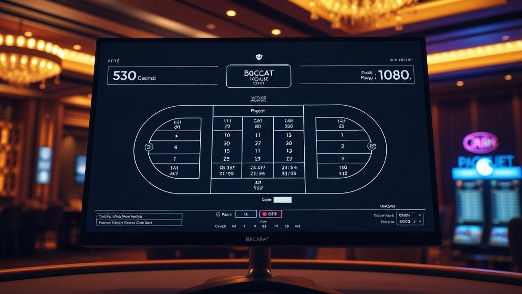 ตัวอย่างกลยุทธ์การเดินเงิน 1-3-2-4 ในบาคาร่า