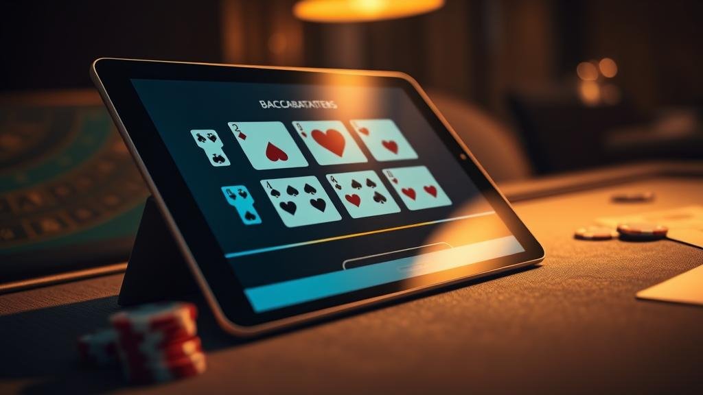 การเล่นบาคาร่าบนมือถือและแท็บเล็ต
