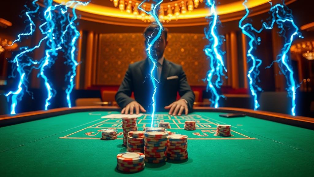 การเล่นบาคาร่าบนแท็บเล็ต Evolution