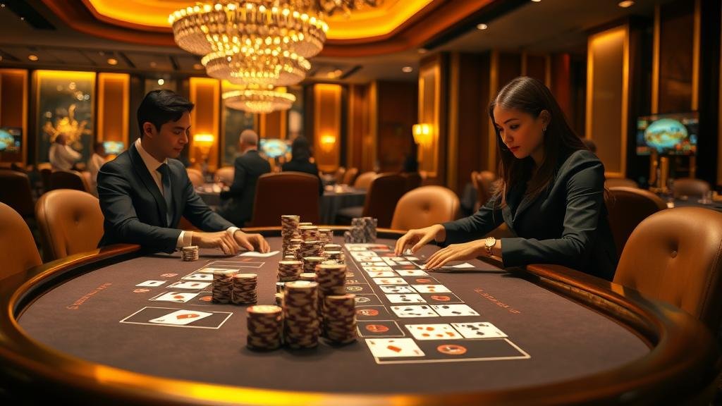 ผู้เล่นบาคาร่าบนแท็บเล็ตด้วยเทคนิคและสูตรเด็ด