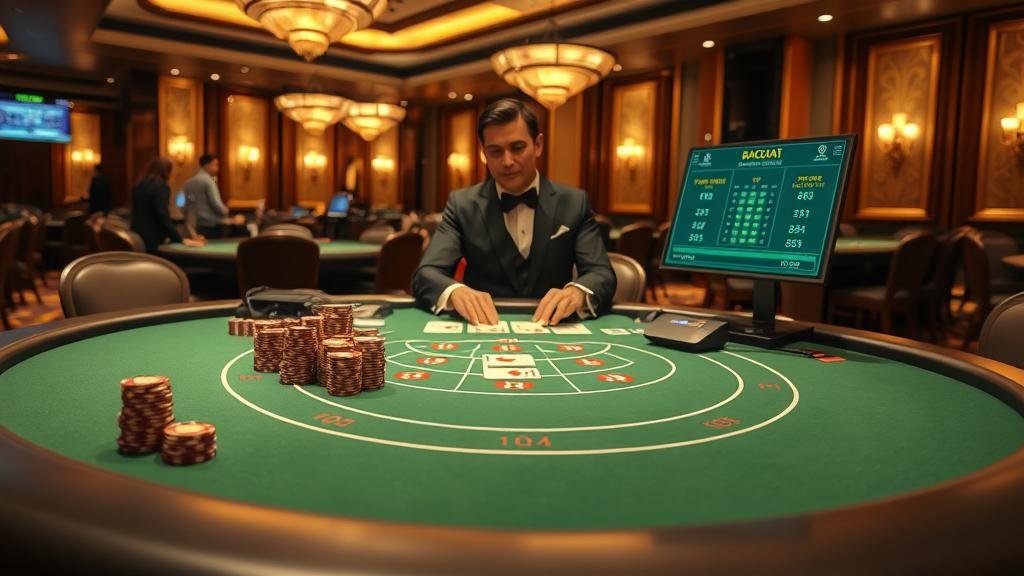 กราฟแสดงกลยุทธ์การเดินเงินบาคาร่า