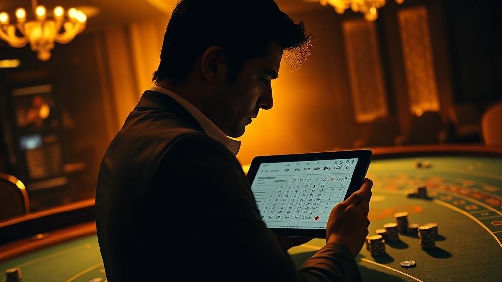 ตารางอัตราจ่ายบาคาร่าบนแท็บเล็ต