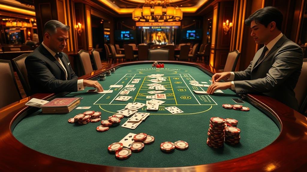 ตารางแสดงเค้าไพ่บาคาร่าแบบต่างๆ