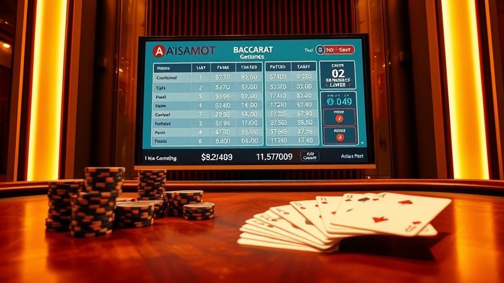 ตารางแสดงเค้าไพ่บาคาร่า ถนนใหญ่และถนนเล็ก