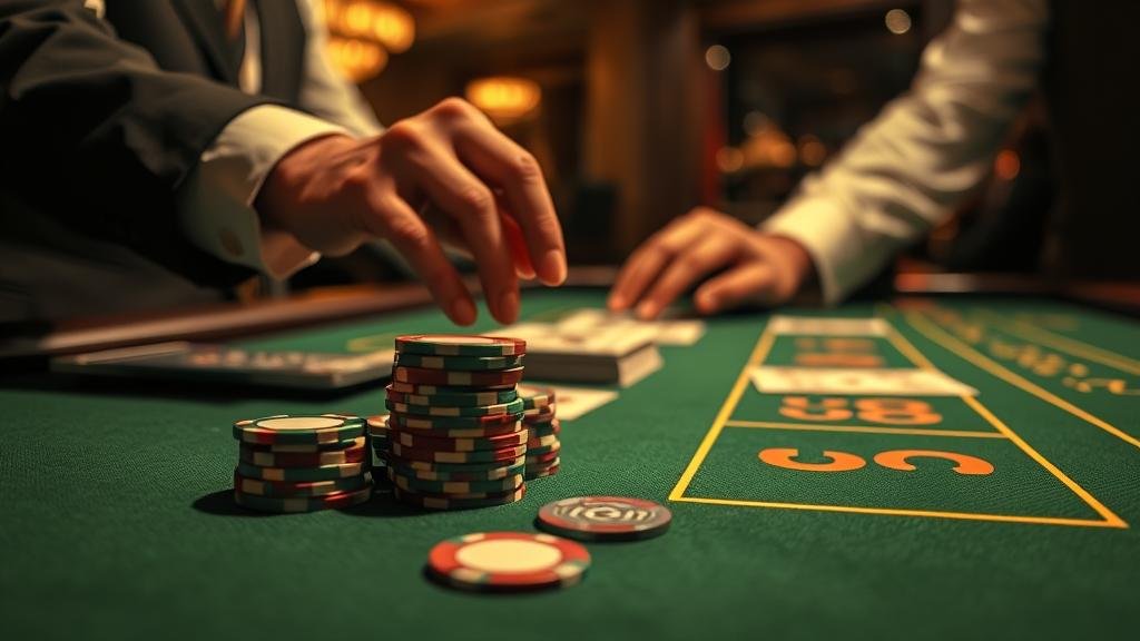 ภาพแสดงเทคนิคแฟลตเบทบาคาร่า