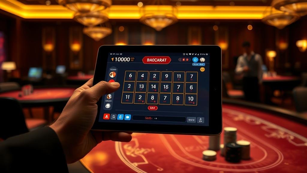 การบันทึกผลบาคาร่าบนอุปกรณ์ต่างๆ