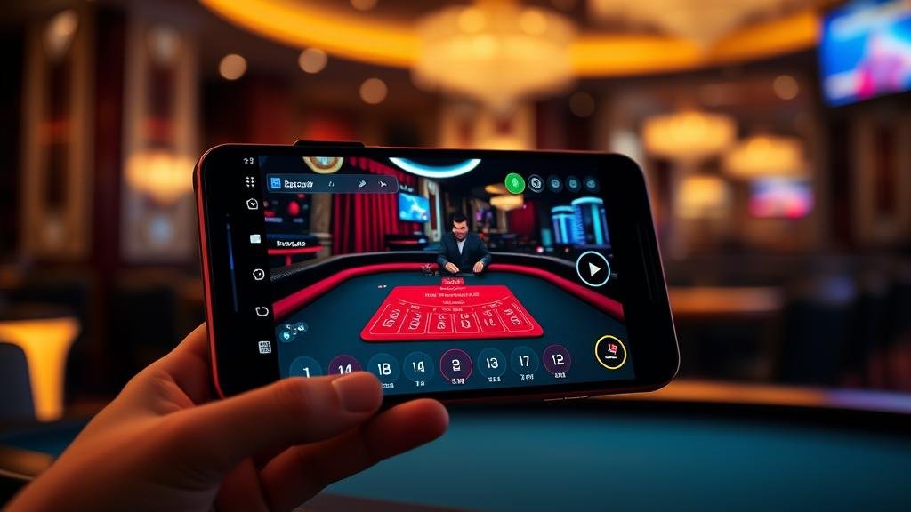 การเดินเงินบาคาร่าบนแท็บเล็ต