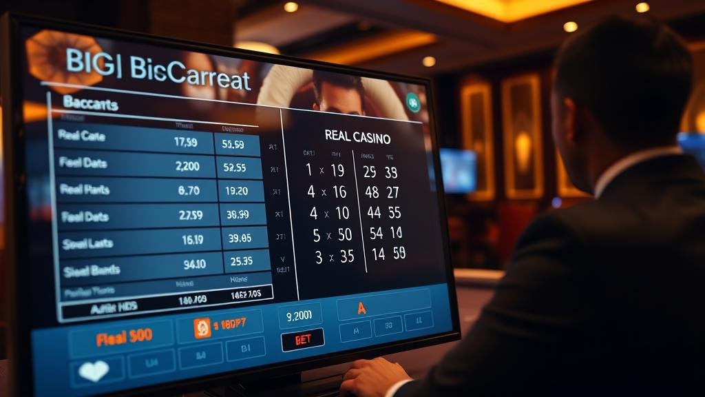 อินเทอร์เฟซเกมบาคาร่า WM ที่มีฟีเจอร์พิเศษ