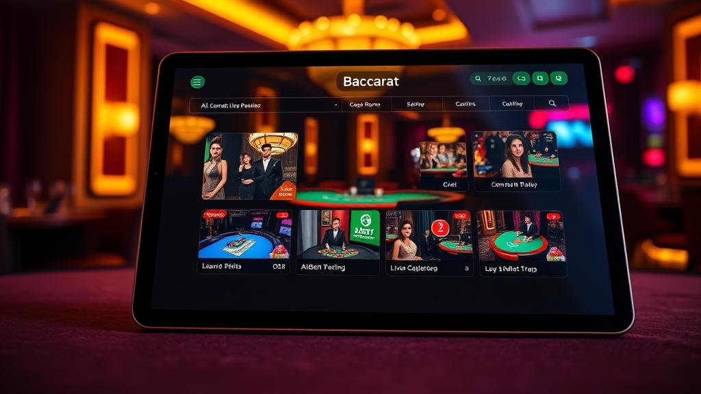 บาคาร่า: แกะกลไกเลือกห้องค่ายดัง AllBet, SA, EBet เข้าใจง่าย อัปเดตอัตราจ่าย