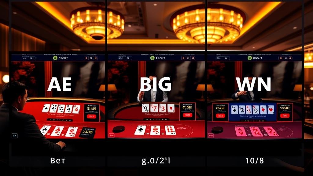 ตัวอย่างเค้าไพ่บาคาร่า: ถนนใหญ่, ถนนไม้ขีด