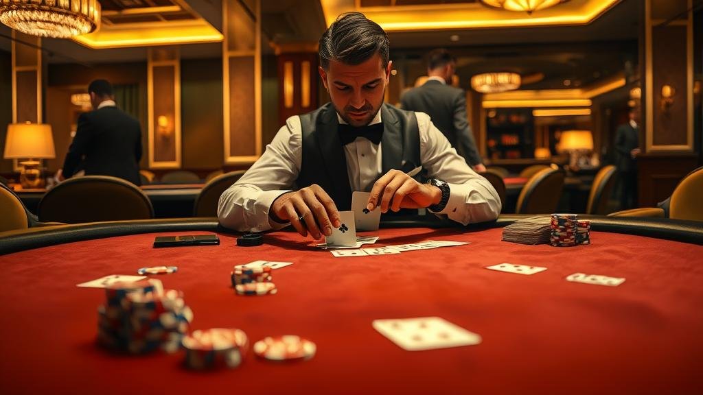 ดีลเลอร์สาวสวยในห้อง Sexy Baccarat