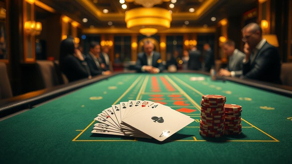 อินโฟกราฟิกแสดงกลยุทธ์และรูปแบบไพ่บาคาร่า